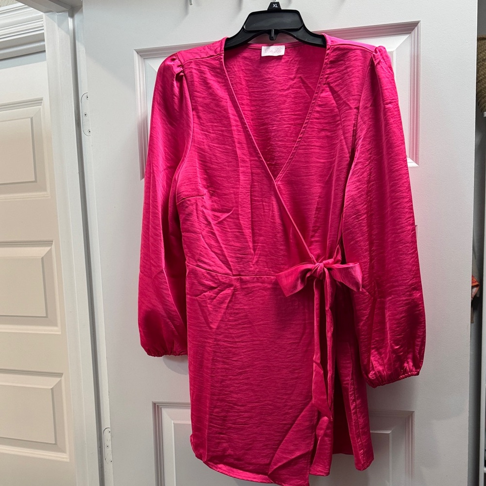 Pink Lily Fuchsia Top